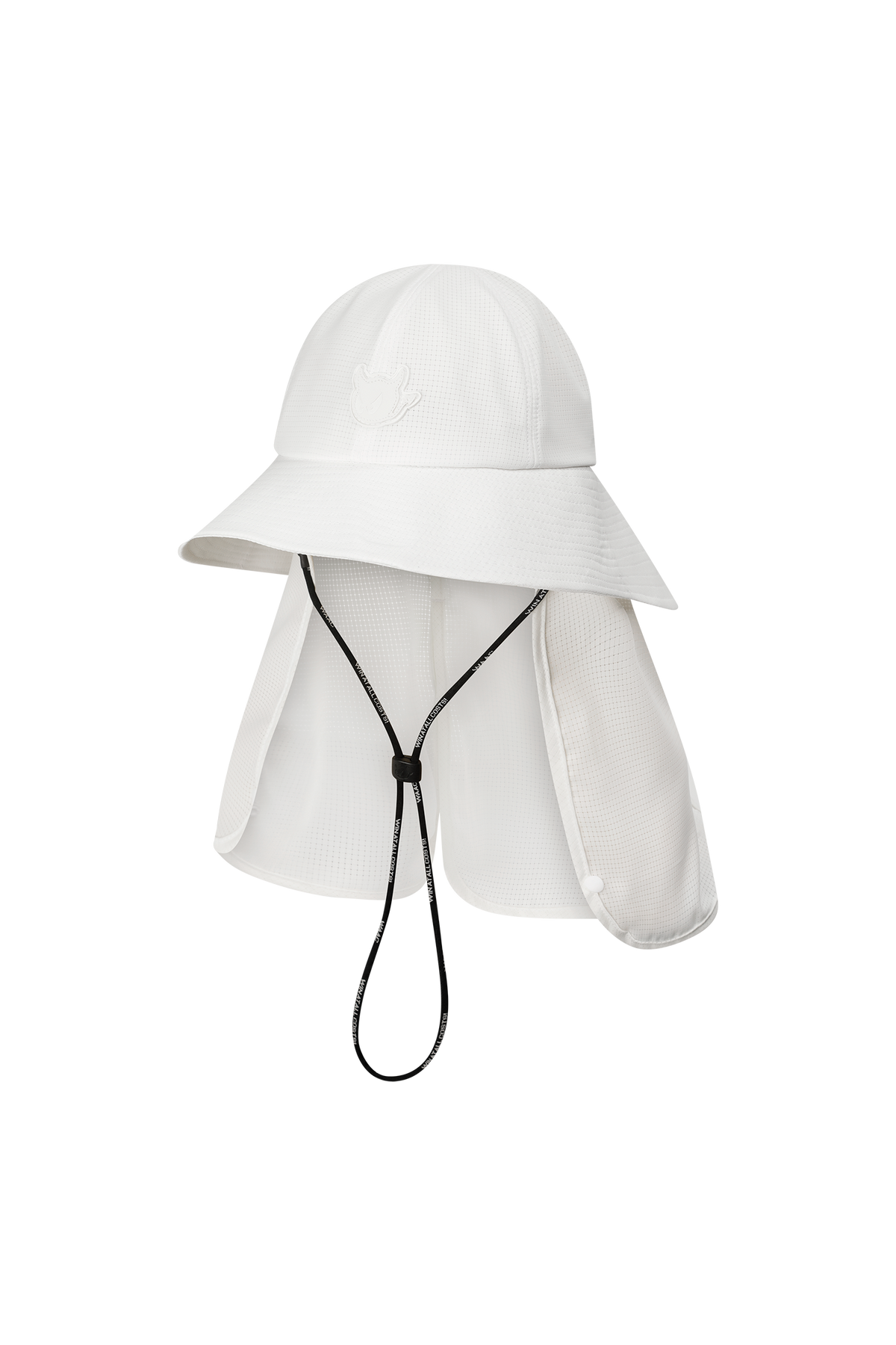 Women's Detachable Desert Bucket Hat White