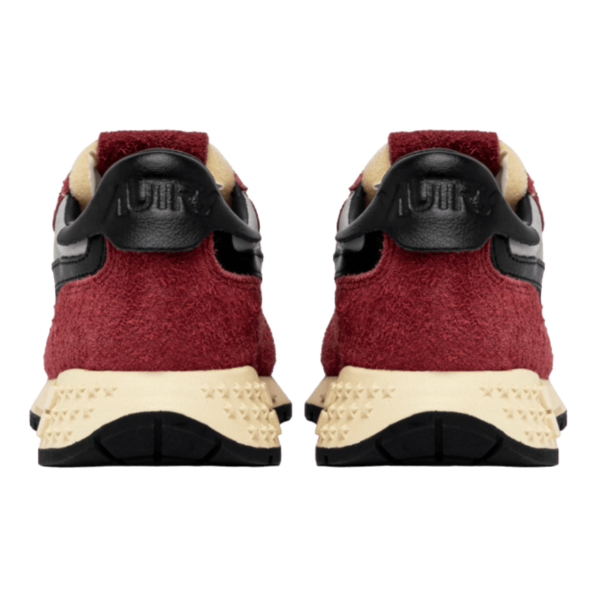 Autry Reelwind Low Red & Black Nylon and Suede for Women WWLW-HN07