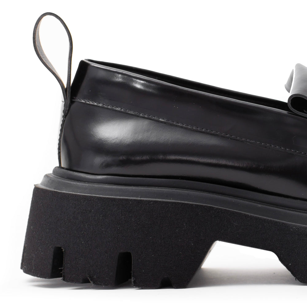 Women's Msgm Track Sole Loafers Black