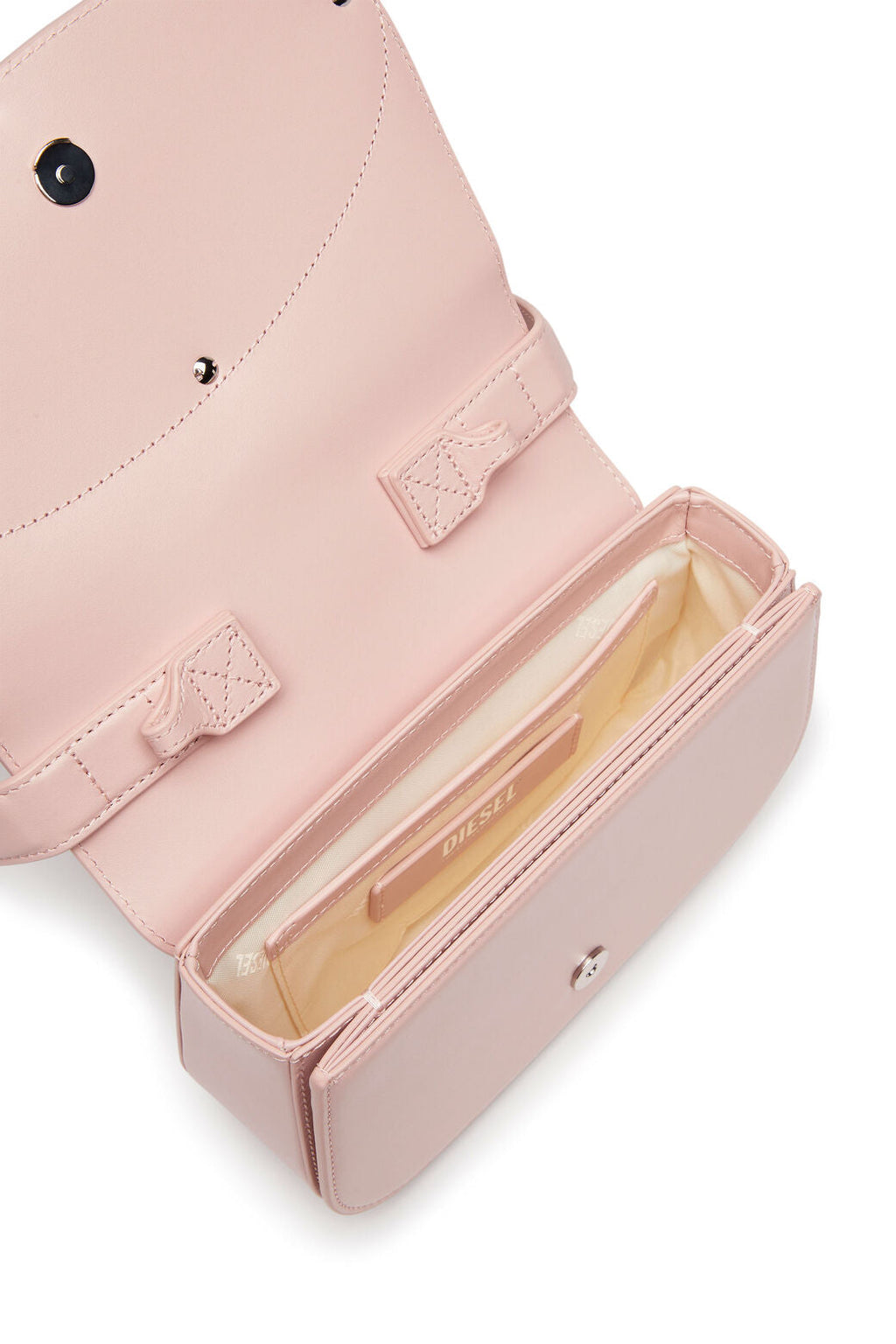 1DR - Iconic shoulder bag in pastel leather MISTY ROSE