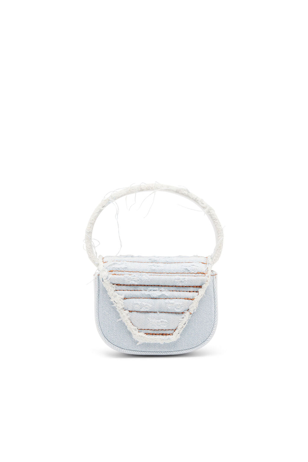 1dr Xs 1DR XS - Iconic mini bag in denim and leather Ice