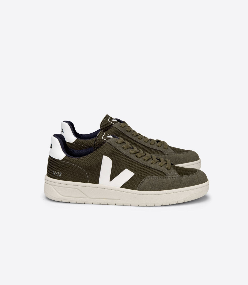 Women's V-12 VEGAN B-MESH OLIVE WHITE