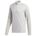 adidas Heather Core 1/4 Zip Sweater - Grey Two