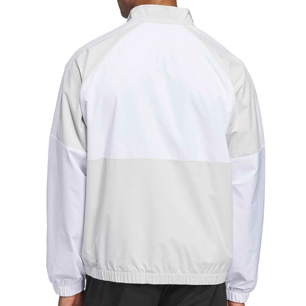 adidas Beyond Twistweave Full-Zip Windbreaker - Orbit Grey/White