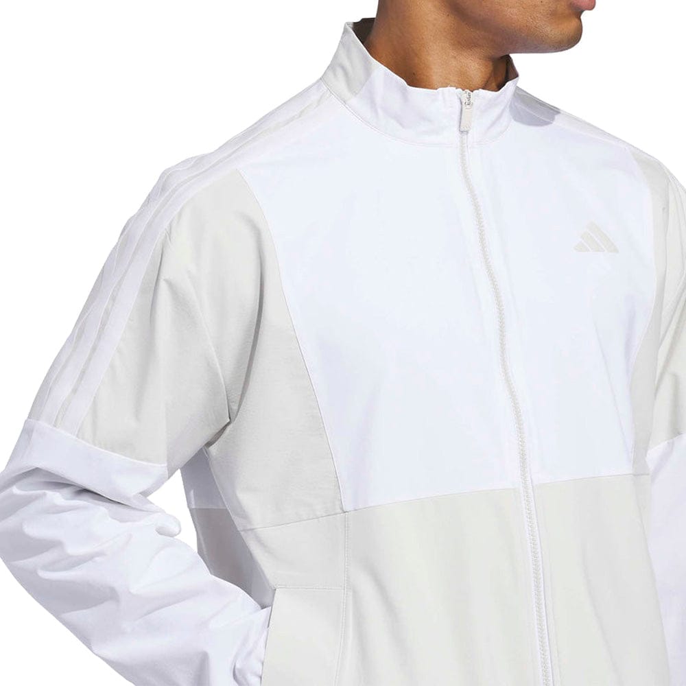 adidas Beyond Twistweave Full-Zip Windbreaker - Orbit Grey/White