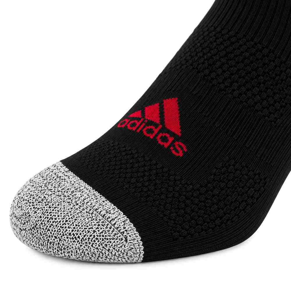 adidas Tour Crew Socks - Black/Scarlet