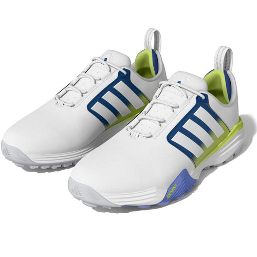 adidas Adipower 26 Waterproof Spikeless Shoes - Footwear White/Dual Indigo/Frozen Lemon