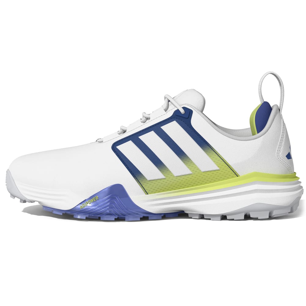 adidas Adipower 26 Waterproof Spikeless Shoes - Footwear White/Dual Indigo/Frozen Lemon