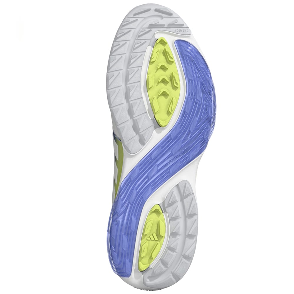 adidas Adipower 26 Waterproof Spikeless Shoes - Footwear White/Dual Indigo/Frozen Lemon