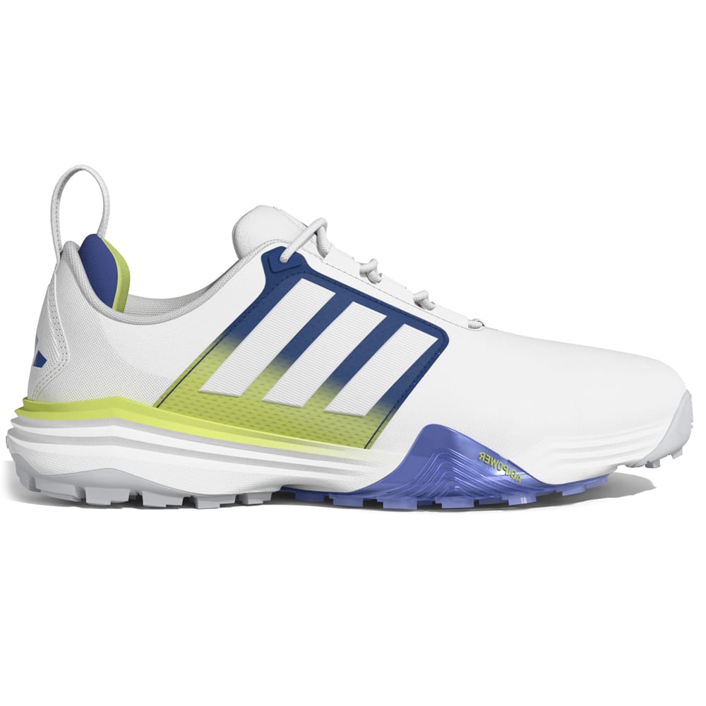 adidas Adipower 26 Waterproof Spikeless Shoes - Footwear White/Dual Indigo/Frozen Lemon