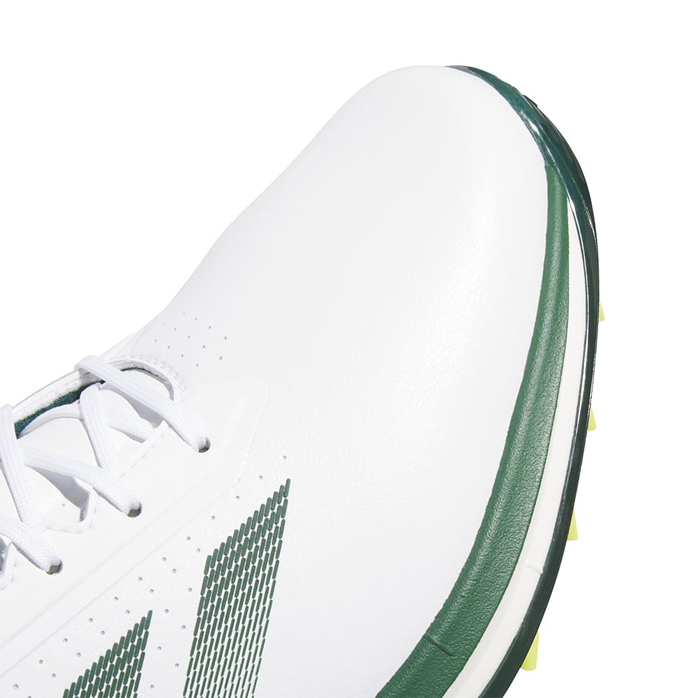 adidas Adizero ZG Spikeless Waterproof Shoes - White/Collegiate Green/Yellow
