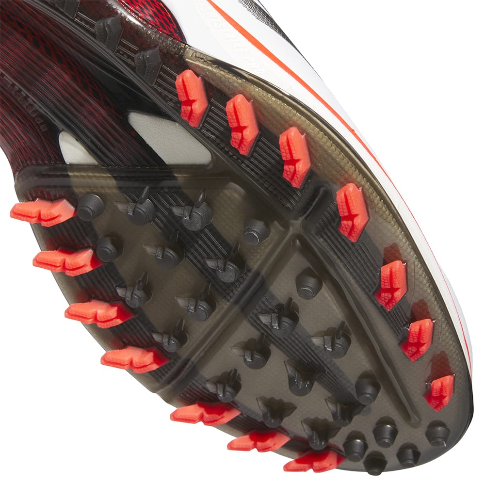 adidas Adizero ZG Spikeless Waterproof Shoes - White/Lucid Red/Core Black
