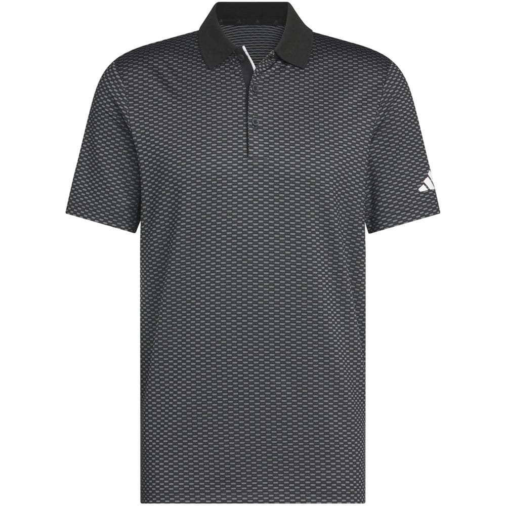adidas Beyond the Course Textured Polo Shirt - Black