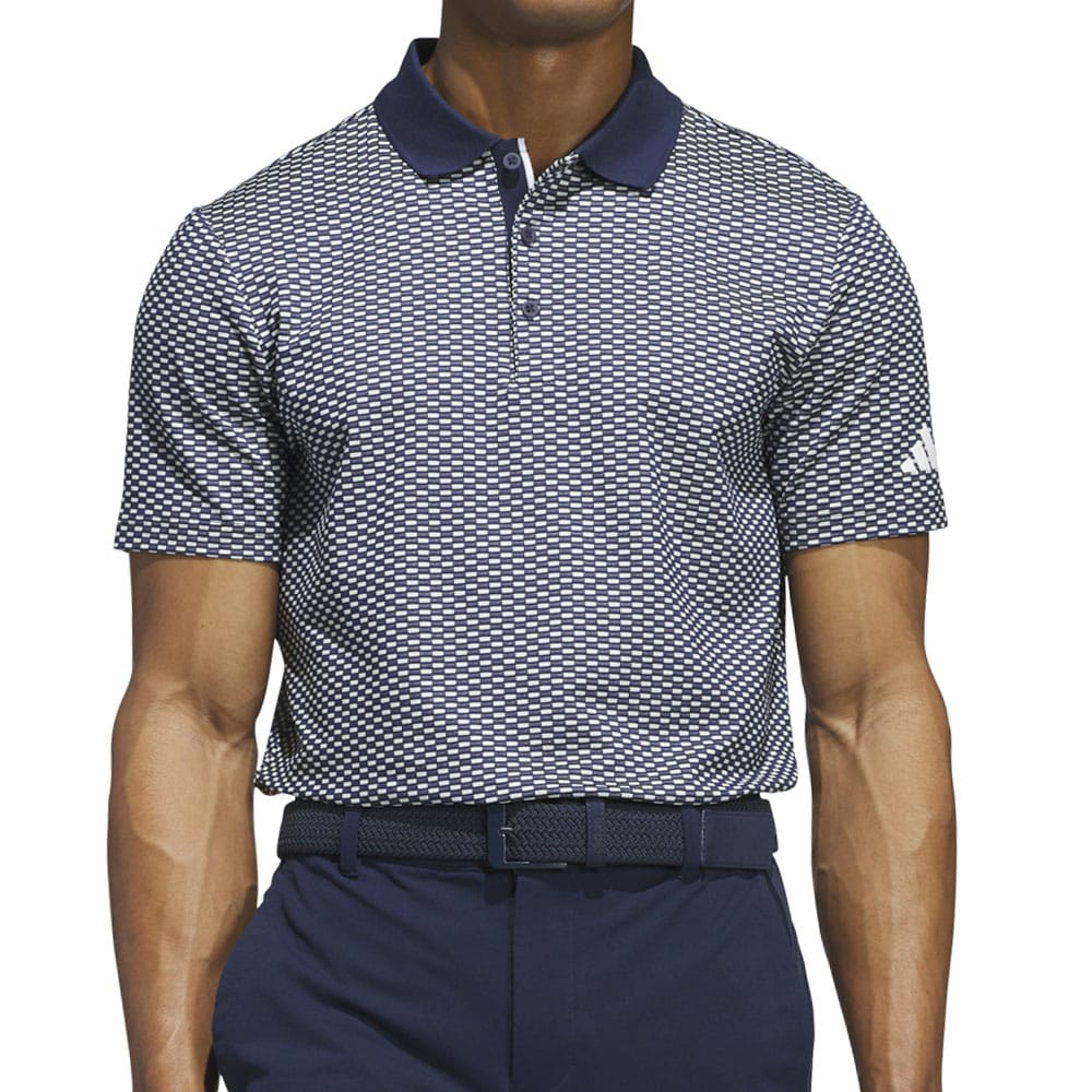 adidas Beyond the Course Textured Polo Shirt - Collegiate Navy