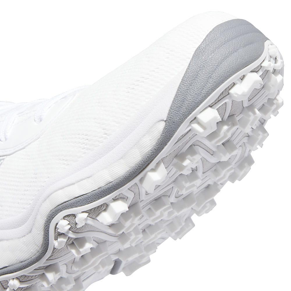 adidas CODECHAOS '25 Spikeless Waterproof Shoes - White/Silver Metallic/Grey Two