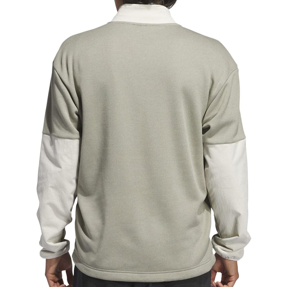 adidas Go-To DWR Hybrid 1/2 Zip Pullover - Silver Pebble/Alumina