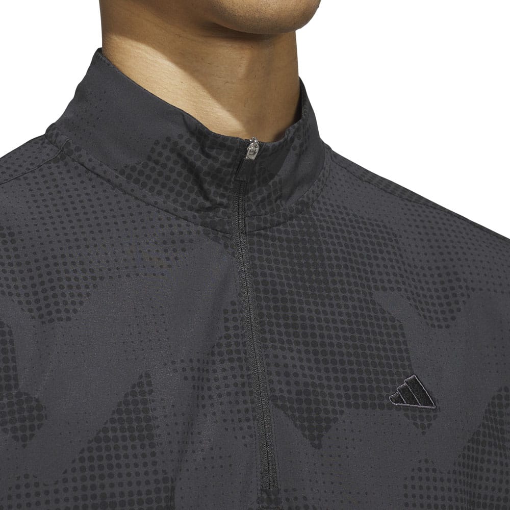 adidas Go-To Dwr Short Sleeve 1/2 Zip Pullover - Black