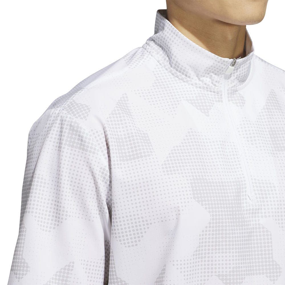 adidas Go-To Dwr Short Sleeve 1/2 Zip Pullover - White