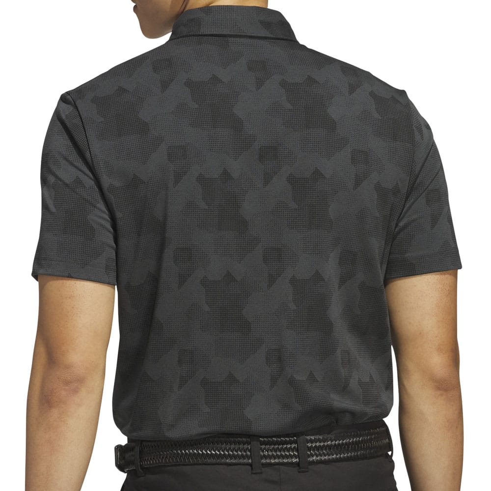 adidas Go-To Printed Polo Shirt - Carbon/Black