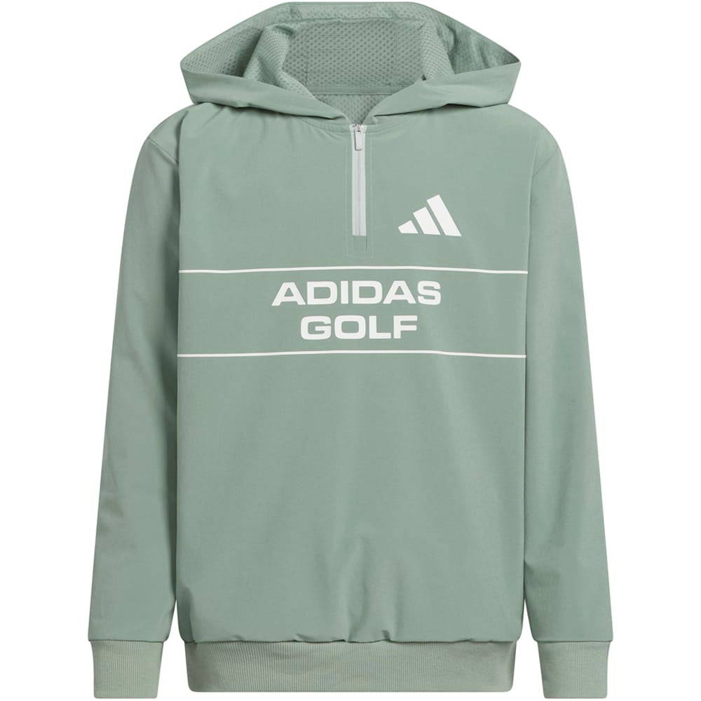 adidas Jr Aeroready Graphic Hoodie - Silver Green