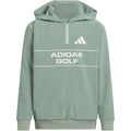 adidas Jr Aeroready Graphic Hoodie - Silver Green