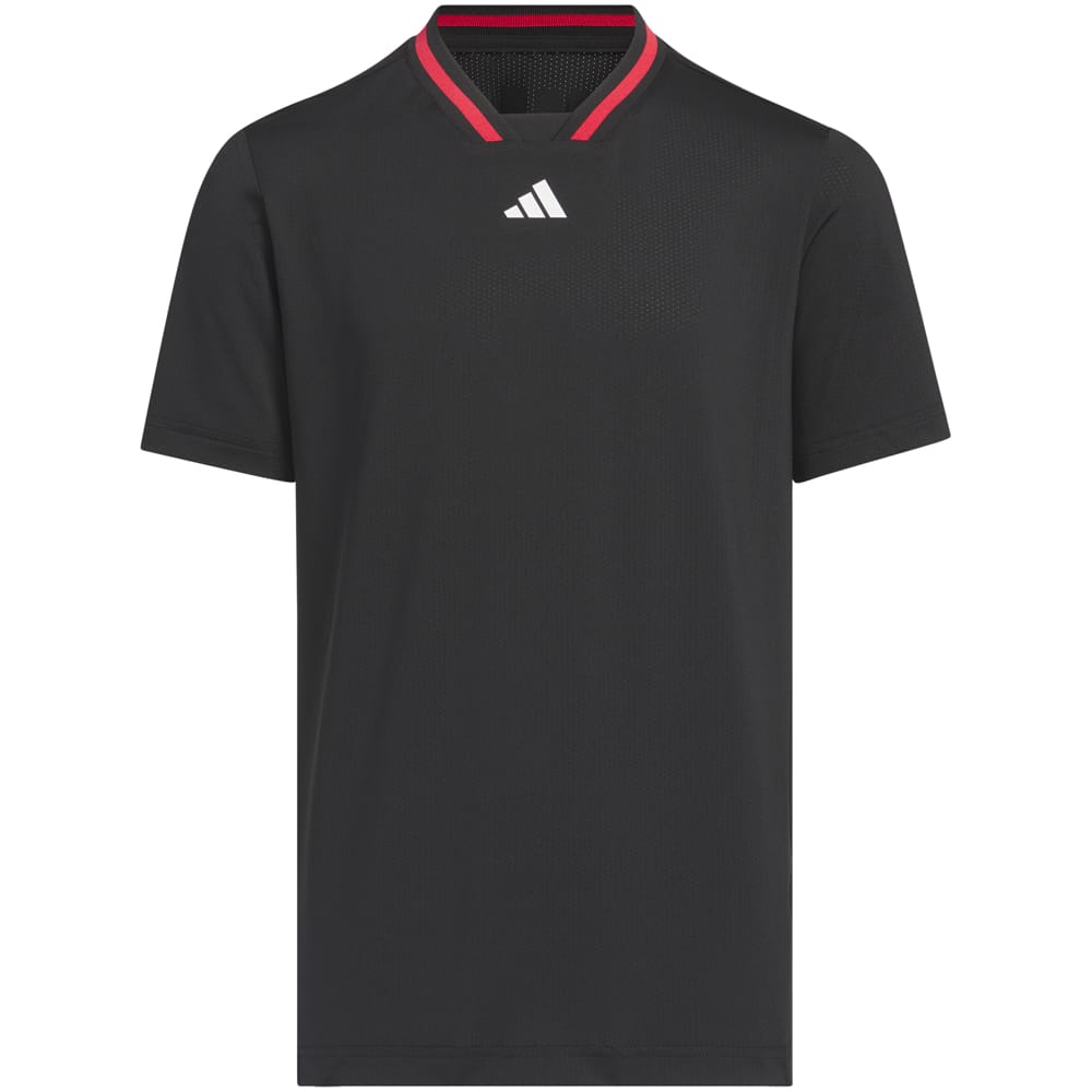 adidas Jr Sport Collar Polo Shirt - Black