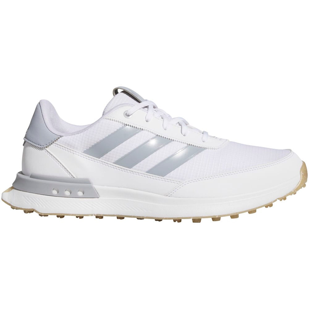 adidas S2G 24 Spikeless Waterproof Shoes - White/Halo Silver/Gum 4