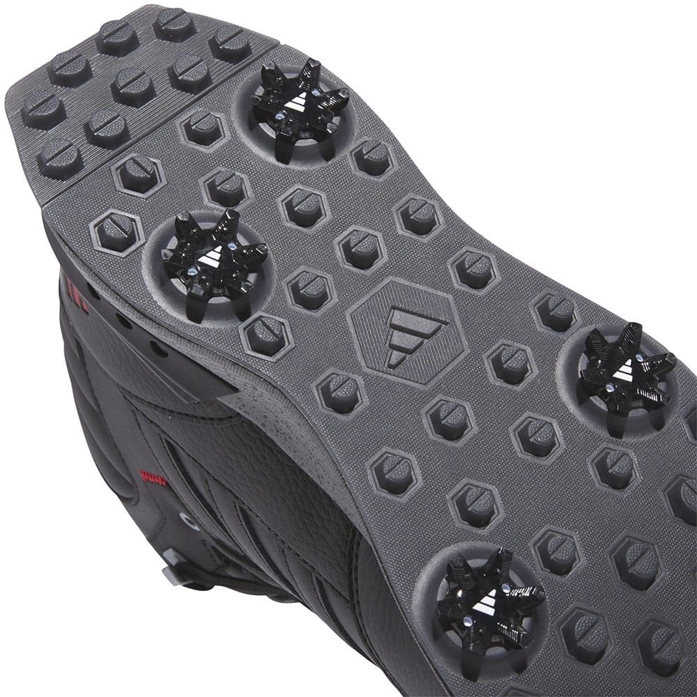 adidas S2G RAIN.RDY Spiked Waterproof Shoes - Core Black/Iron Met/Better Scarlet