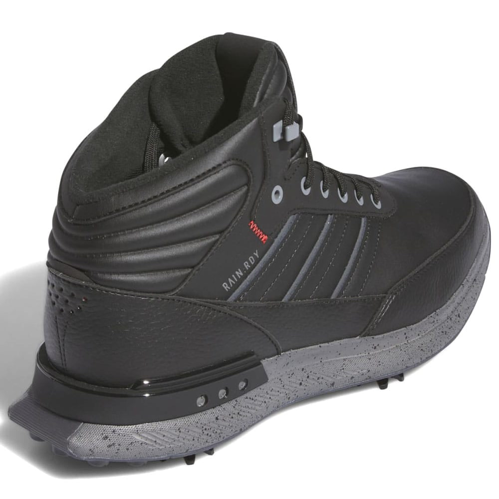 adidas S2G RAIN.RDY Spiked Waterproof Shoes - Core Black/Iron Met/Better Scarlet