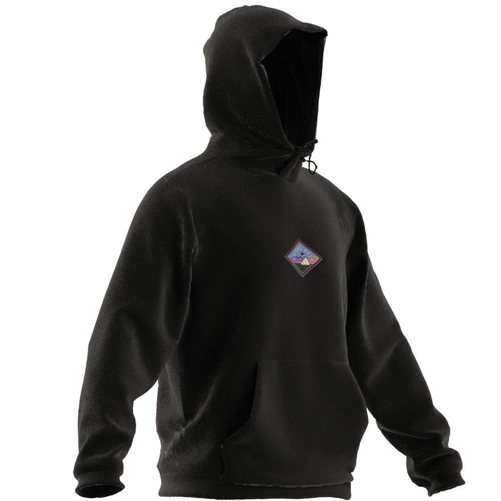 adidas Tech Graphic Hoodie - Black