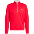 adidas UPF Lightweight 1/4 Zip Pullover - Pure Ruby