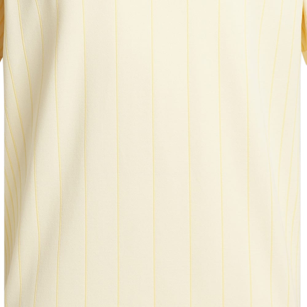 adidas Ultimate 365 Tour Primeknit Striped Polo Shirt - Ivory
