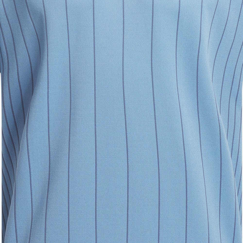 adidas Ultimate 365 Tour Primeknit Striped Polo Shirt - Semi Blue Burst