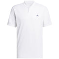 adidas Ultimate 365 Tour Primeknit Striped Polo Shirt - White