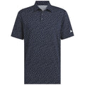 adidas Ultimate365 Allover Print Polo Shirt - Collegiate Navy