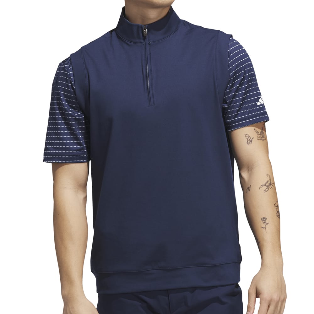 adidas Ultimate365 Classic 1/4 Zip Vest - Collegiate Navy