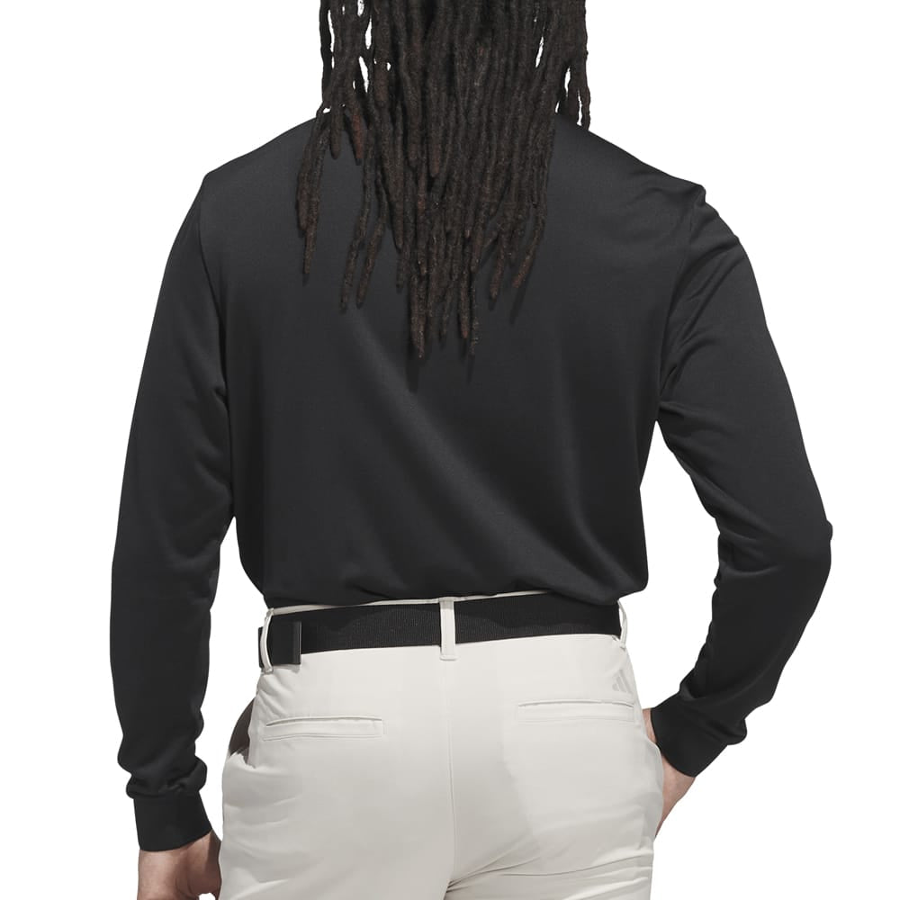 adidas Ultimate365 Cold.rdy Long Sleeve Polo Shirt - Black
