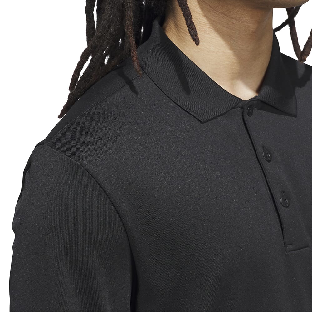 adidas Ultimate365 Cold.rdy Long Sleeve Polo Shirt - Black