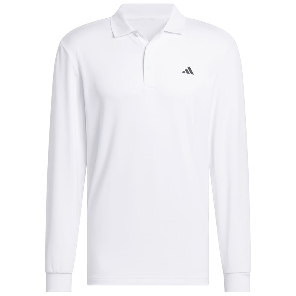 adidas Ultimate365 Cold.rdy Long Sleeve Polo Shirt - White