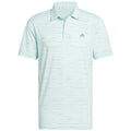 adidas Ultimate365 Mesh Glimmer Print Polo Shirt - Semi Flash Aqua