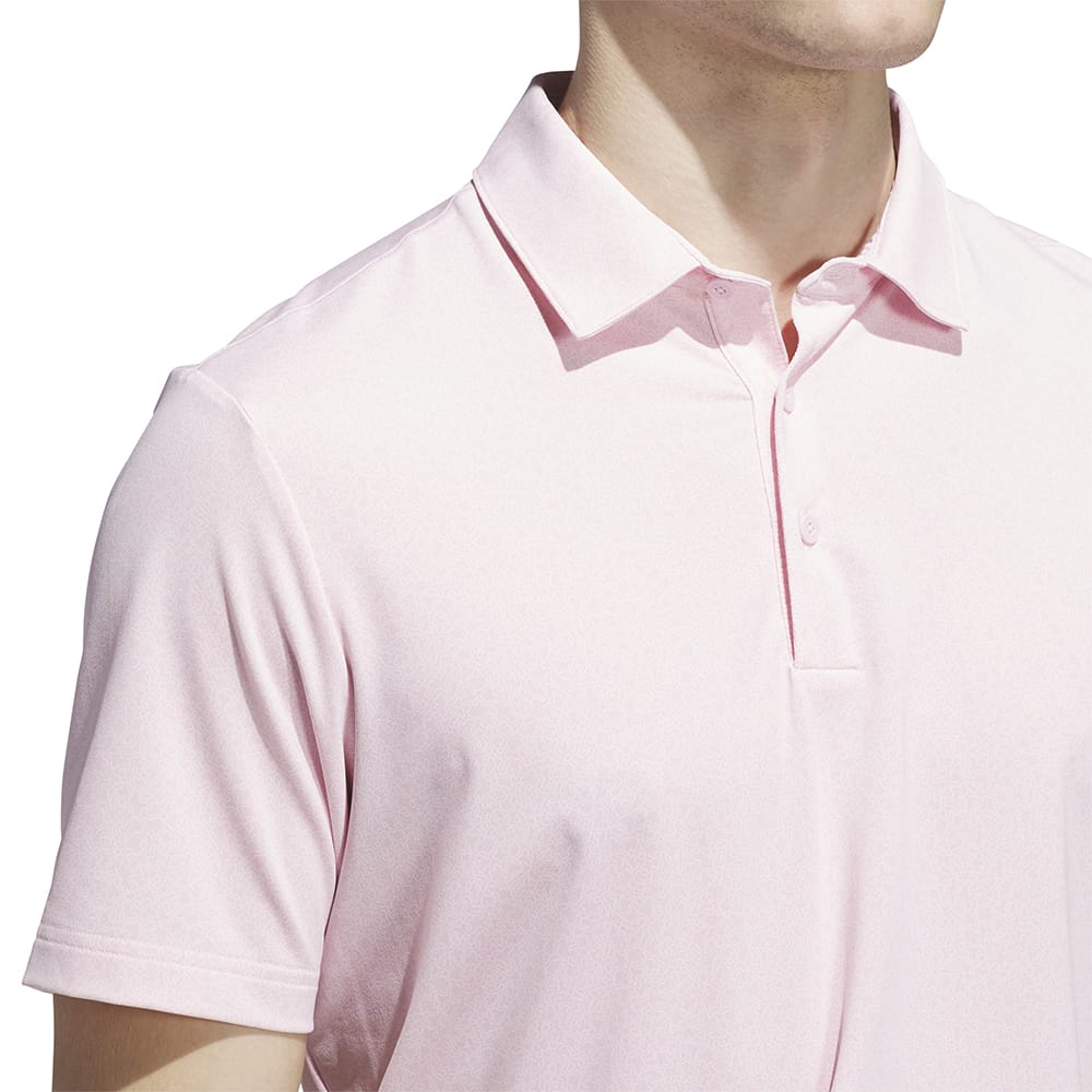 adidas Ultimate365 Mini Bunker Polo Shirt - Clear Pink