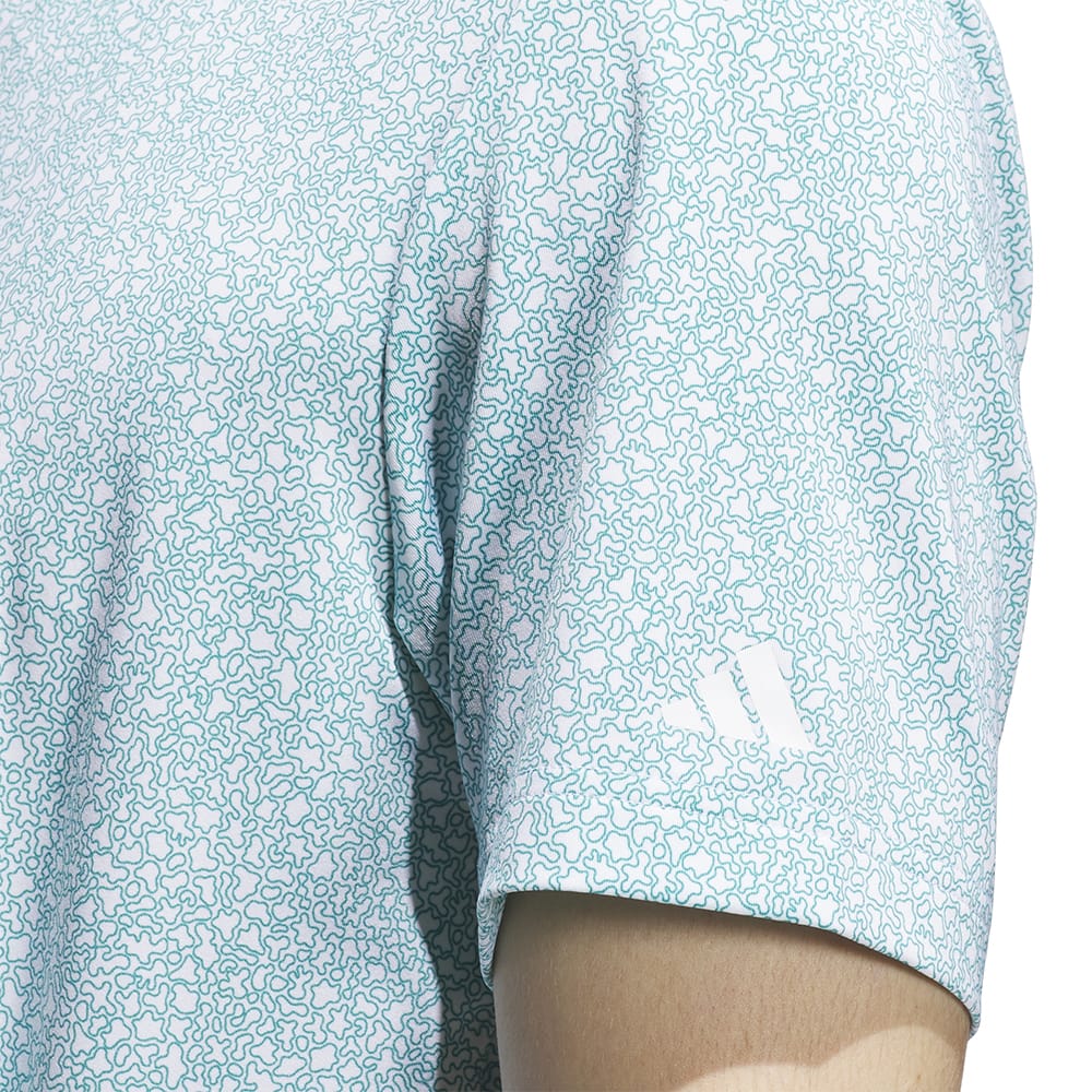 adidas Ultimate365 Mini Bunker Polo Shirt - Pure Teal