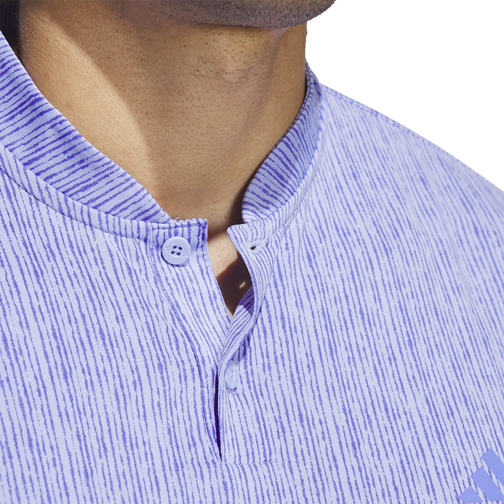 adidas Ultimate365 Printed Polo Shirt - Blue Spark/Cobalt Blue