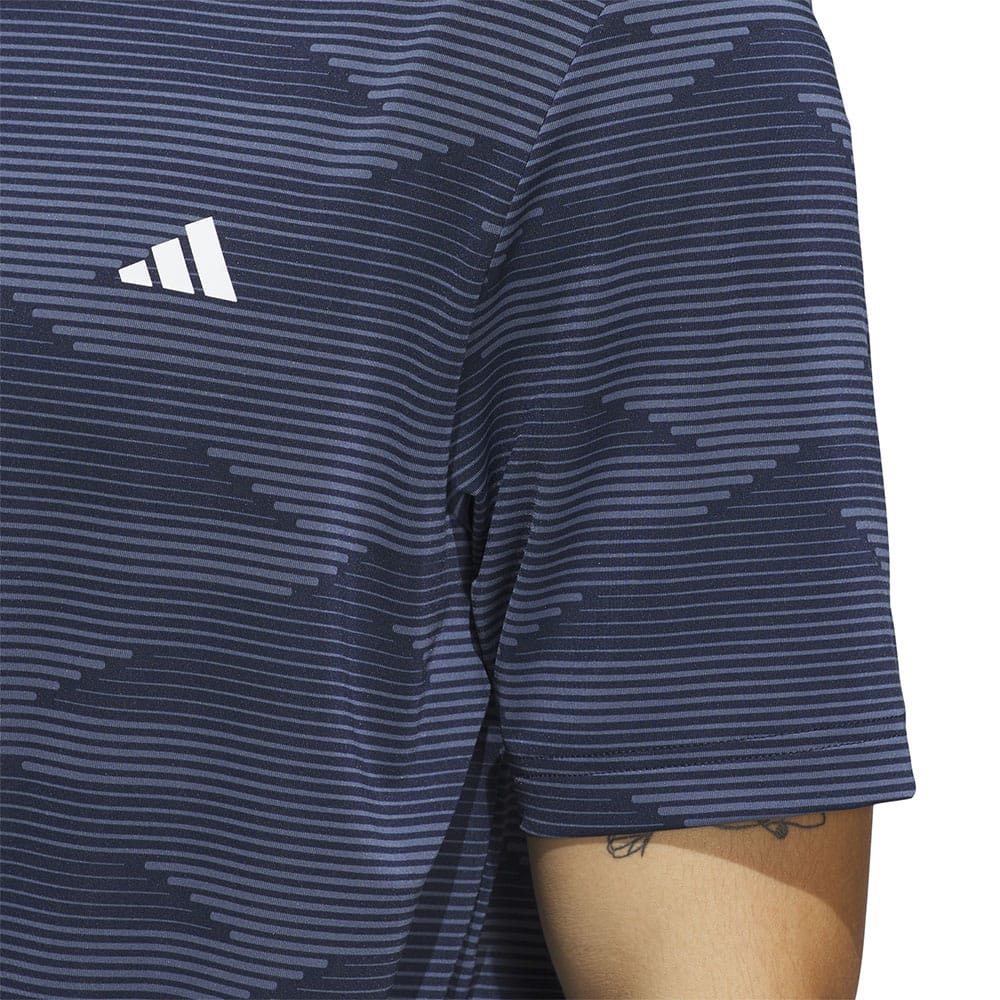 adidas Ultimate365 Speed Stripe Polo Shirt - Collegiate Navy/Preloved Ink