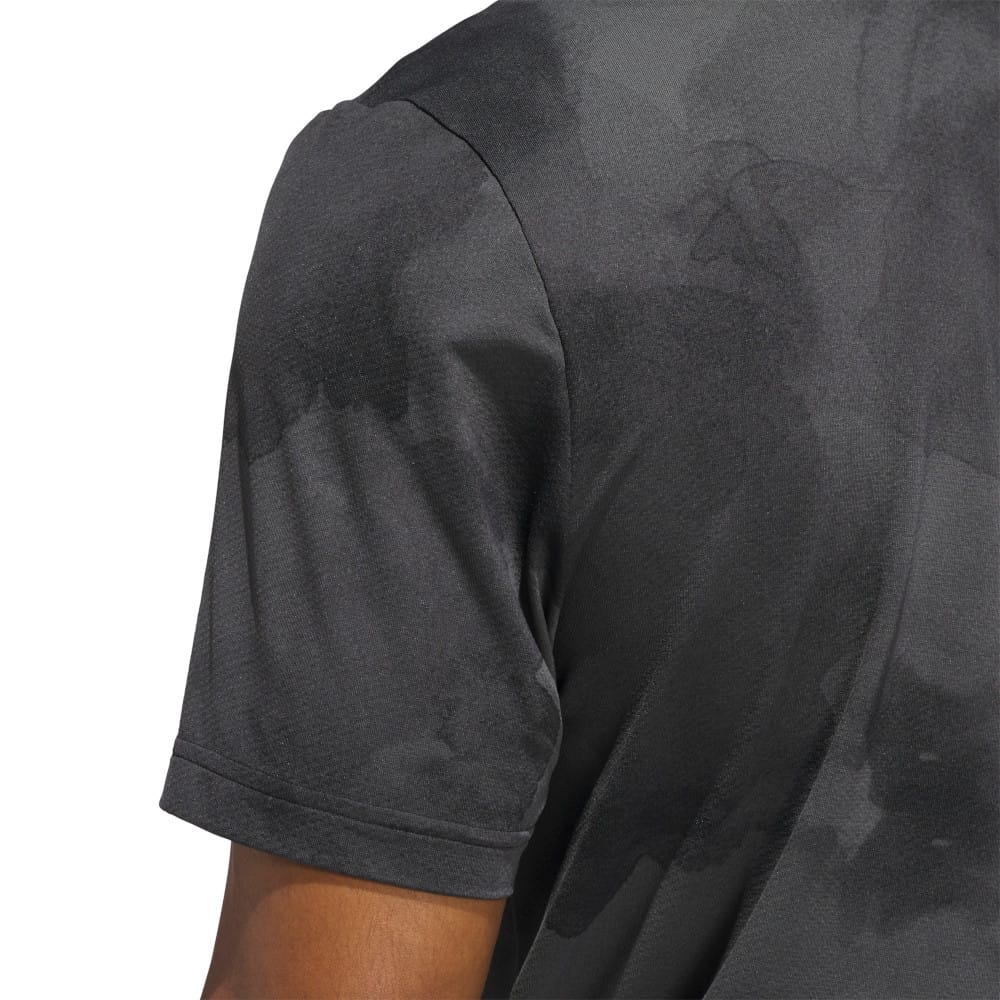 adidas Ultimate365 Tour Adicool LC Polo Shirt - Black/Grey Six
