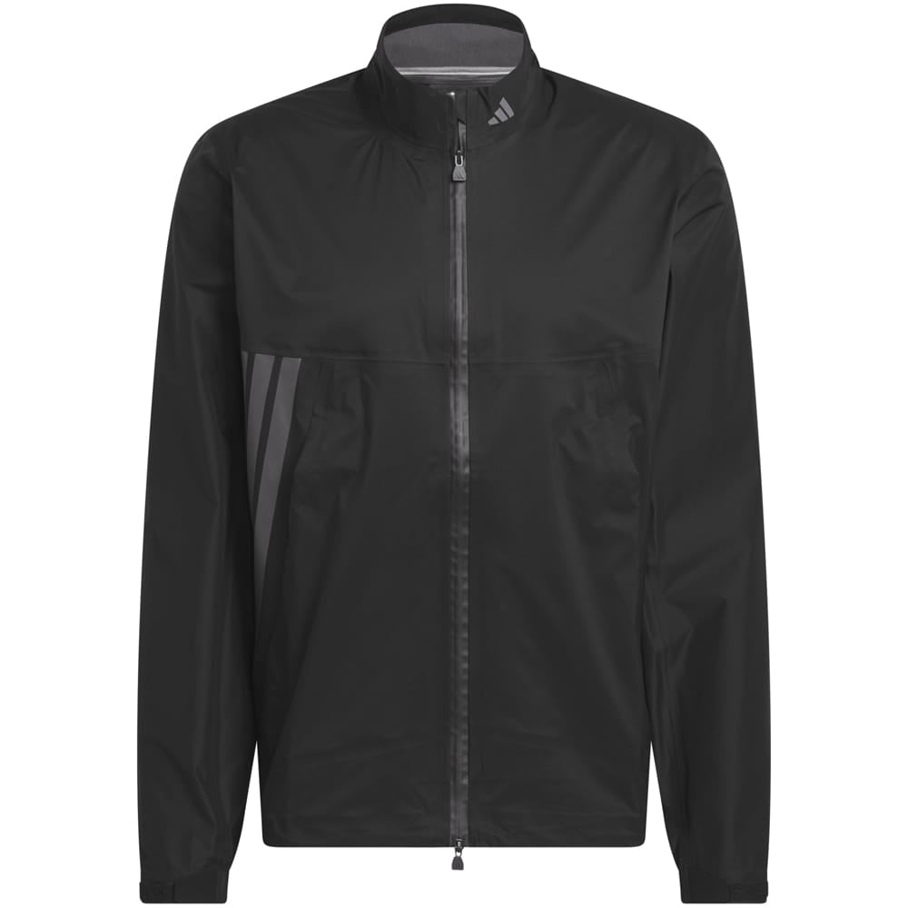 adidas Ultimate365 Tour Climaproof+ Waterproof Full-Zip Rain Suit - Black