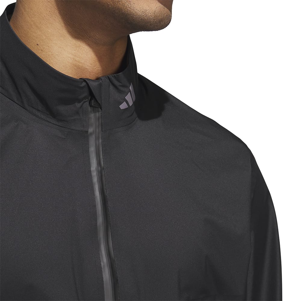 adidas Ultimate365 Tour CLIMAPROOF+ Full-Zip Waterproof Jacket - Black