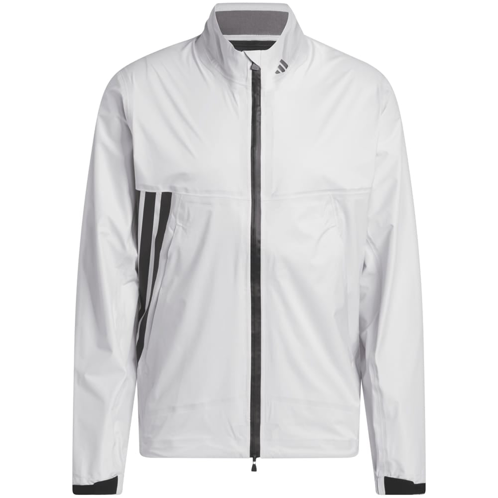 adidas Ultimate365 Tour CLIMAPROOF+ Full-Zip Waterproof Jacket - Grey One
