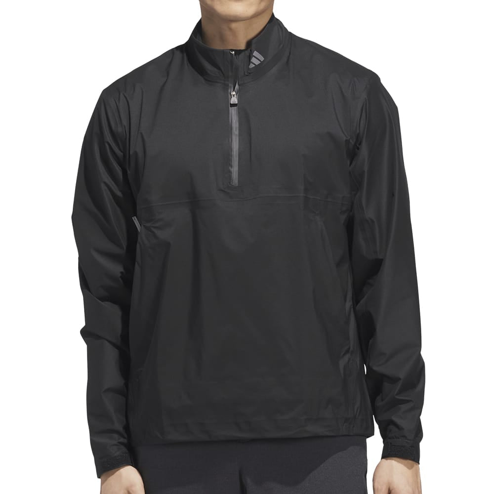 adidas Ultimate365 Tour CLIMAPROOF+ Half-Zip Waterproof Jacket - Black