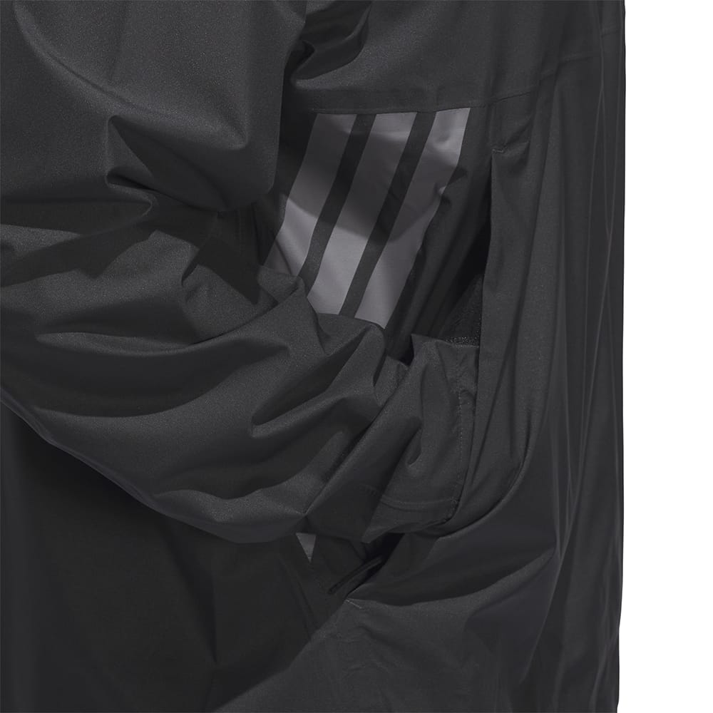 adidas Ultimate365 Tour CLIMAPROOF+ Half-Zip Waterproof Jacket - Black